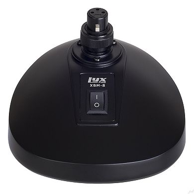 LyxPro Desktop Microphone Stand with Built-in XLR Socket for Podium & Gooseneck Microphones