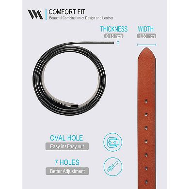 Reversible Italian Leather Belt Dress Casual