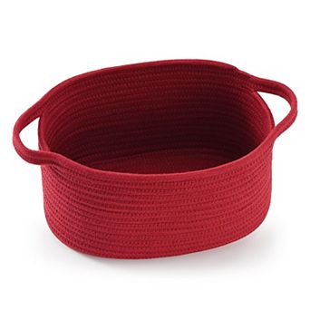 Woven Gift Basket Empty Decorative Storage Bin