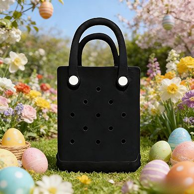 Rubber Tote Bag Mini Beach Pool Travel Washable