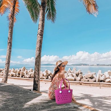 Small Beach Tote Bag Portable Mini Rubber Waterproof Sports