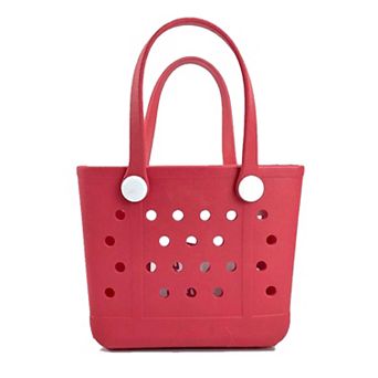 Small Beach Tote Bag Portable Mini Rubber Waterproof Sports
