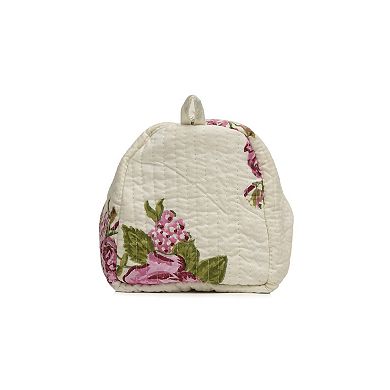 Cotton Hand Block Floral Toiletry Bag