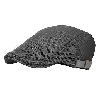 Ivy Cap Straw Weave Linen Cotton Cabbie Hat