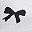White Black Bow