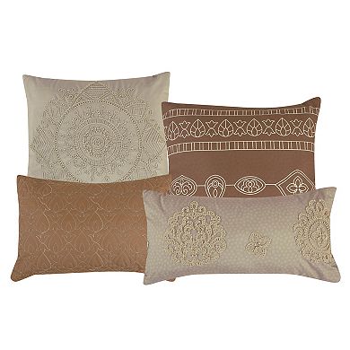 Brown and Beige Comforter Set