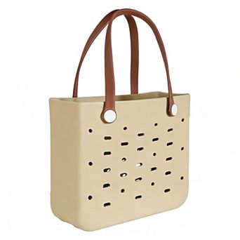 Rubber Beach Bag Water-resistant Travel Tote