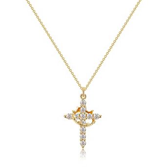 Minimal Cross Pendant Necklace