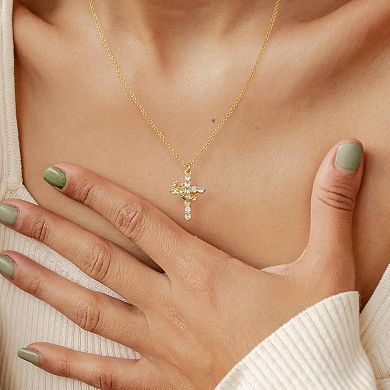 Minimal Cross Pendant Necklace