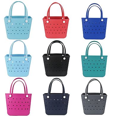 Rubber Beach Tote Waterproof Open Bag