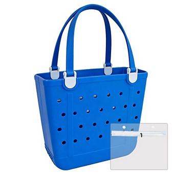 Rubber Beach Tote Waterproof Open Bag