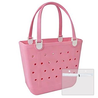 Rubber Beach Tote Waterproof Open Bag