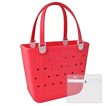 Rubber Beach Tote Waterproof Open Bag