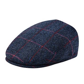 Men's Tweed Newsboy Ivy Cap Golf Flat Hat