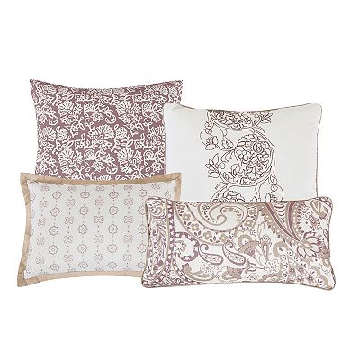 Beige Paisley Comforter Set