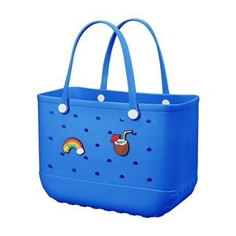 Rubber Beach Tote Waterproof Travel Handbag