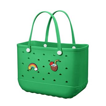 Rubber Beach Tote Waterproof Travel Handbag