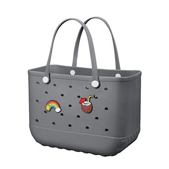 Rubber Beach Tote Waterproof Travel Handbag