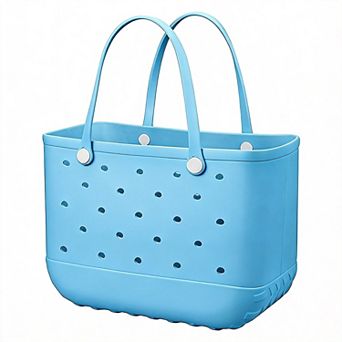 Rubber Beach Tote Waterproof Travel Handbag