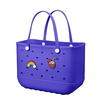 Rubber Beach Tote Waterproof Travel Handbag