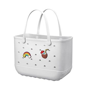 Rubber Beach Tote Waterproof Travel Handbag
