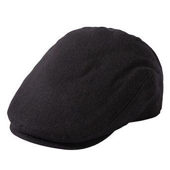 Men's Tweed Newsboy Flat Cap Winter Ivy Golf Hat Satin Lined