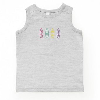 Embroidered Surf Boards - Toddler Graphic Tank