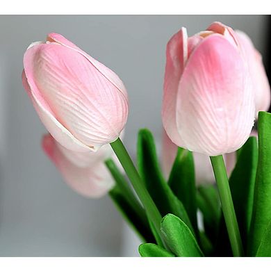 Latex Tulips Real Touch Artificial Flowers Bouquet