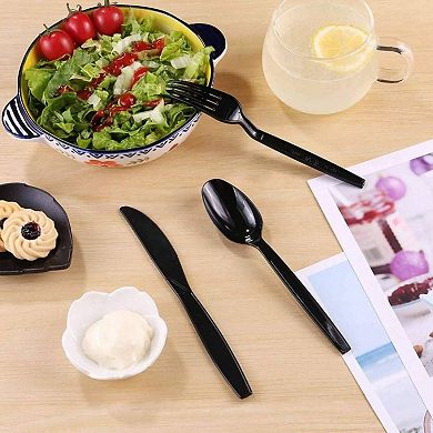 Disposable Food Grade Knives, 100 Pack, Hygienic, Heat Resistant