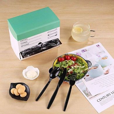 Disposable Food Grade Knives, 100 Pack, Hygienic, Heat Resistant