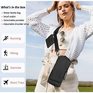 Insulated Bottle Carrier Crossbody Bag