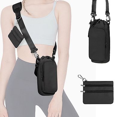 Insulated Bottle Carrier Crossbody Bag