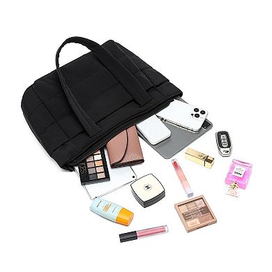 Women's Puffy Tote Bag Lightweight Spacious Versatile Practical Everyday Carry-all