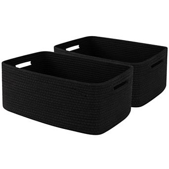 Woven Rope Storage Basket Organizer Bins Gift Basket