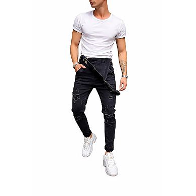 Women Fitted Bib Denim Overalls