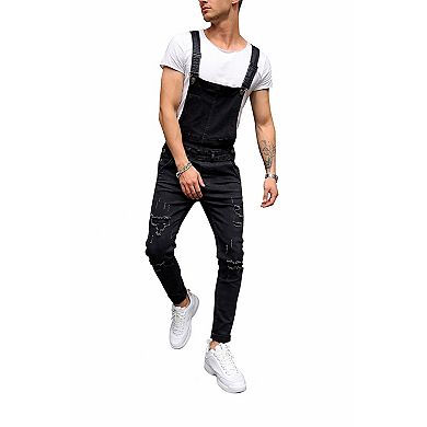 Women Fitted Bib Denim Overalls