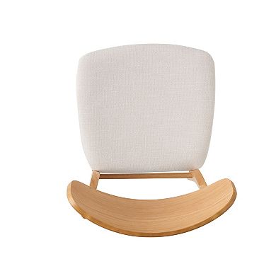 Pnronnc Solid Rubberwood Dining Chairs with Open Back Accent Chairs 2pcs Side Chairs Diner Chairs