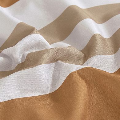 Terracotta Orange & Beige Comforter Set