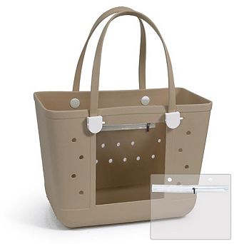 Small Rubber Beach Bag Waterproof Sandproof Tote