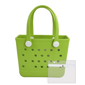 Small Rubber Beach Bag Waterproof Sandproof Tote