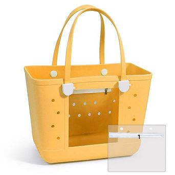 Small Rubber Beach Bag Waterproof Sandproof Tote