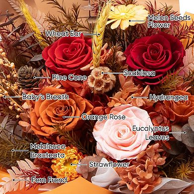 Preserved Rose Bouquet Birthday Gift for Women