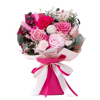 Preserved Rose Bouquet Birthday Gift for Women