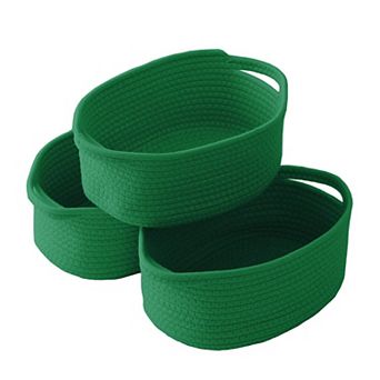 Woven Rope Storage Basket with Handles