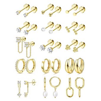Multiple Piercing Earrings Set