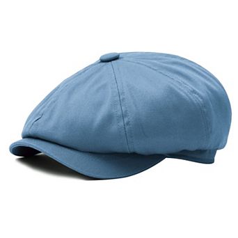 Men's Newsboy Cotton Golf Taxi Flat Cap Size XL