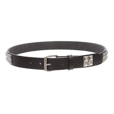Snap punk rock trend rivet leather belt