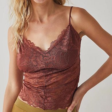 Women Lace Slim Fit Camisole Mesh See Through Sleeveless Tank Top Going Out Top