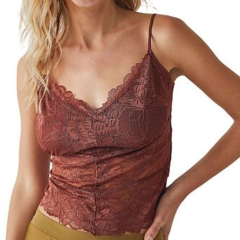 Women Lace Slim Fit Camisole Mesh See Through Sleeveless Tank Top Going Out Top