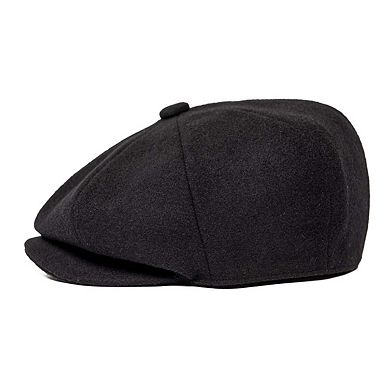 Men Tweed Newsboy Cabbie Cap